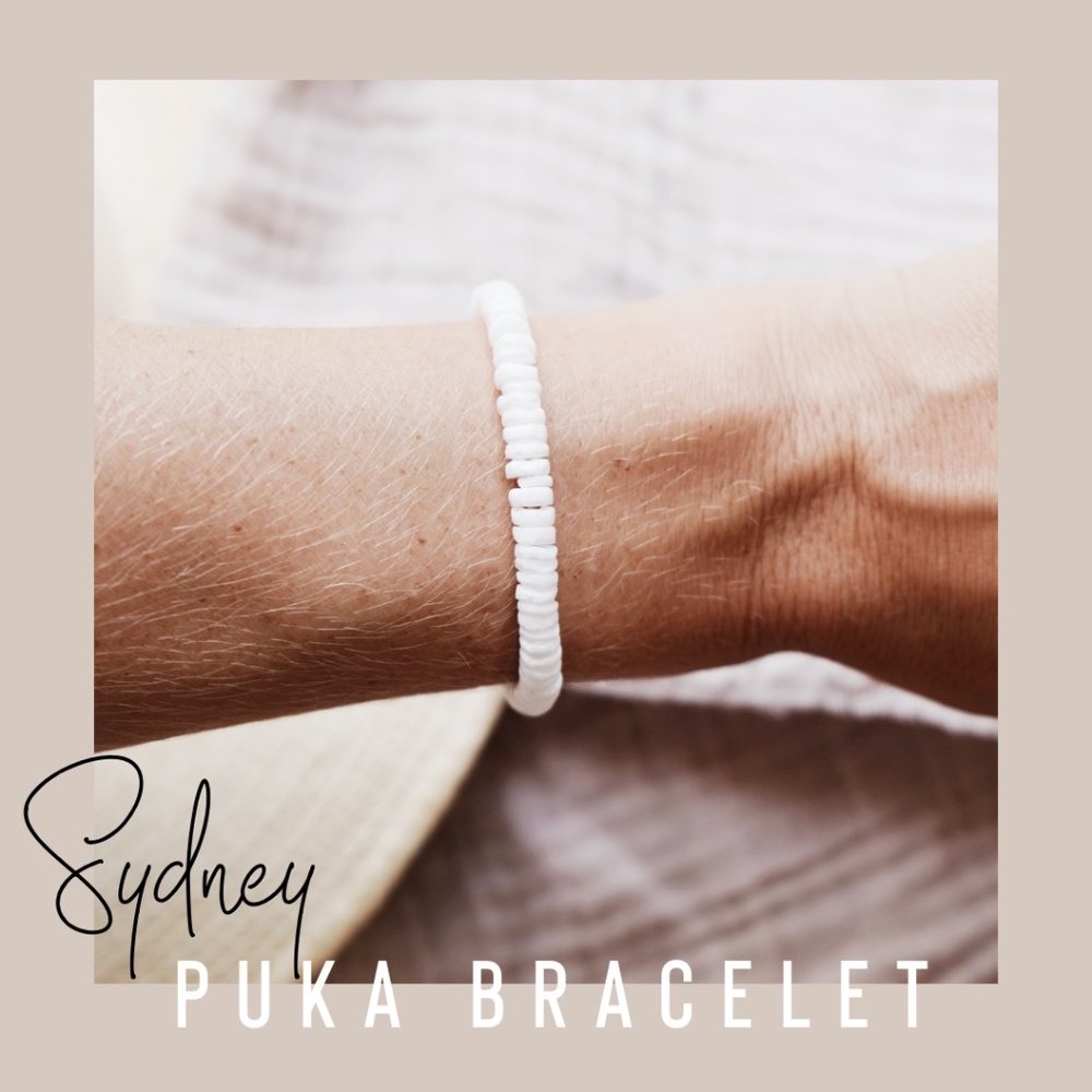 "Sydney" Puka Shell Bracelet